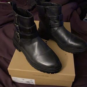 Ankle combat boots